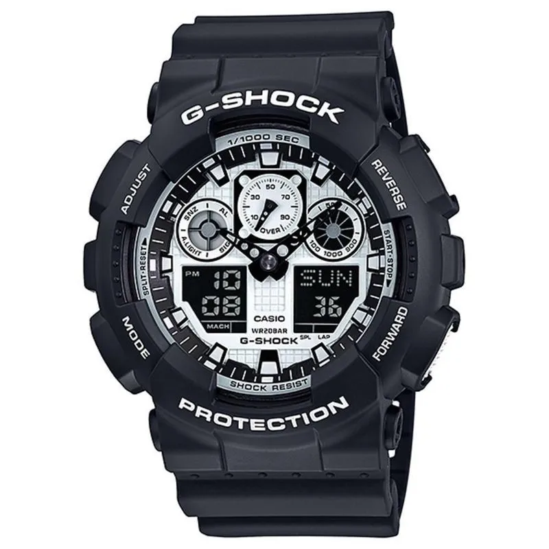 Relógio Masculino Casio G-Shock Ga-100bw-1adr