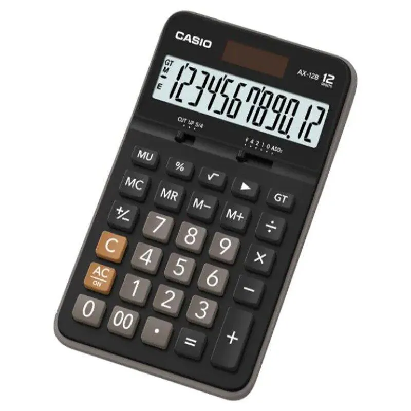 Calculadora De Mesa Casio 12 Dígitos Ax-12b