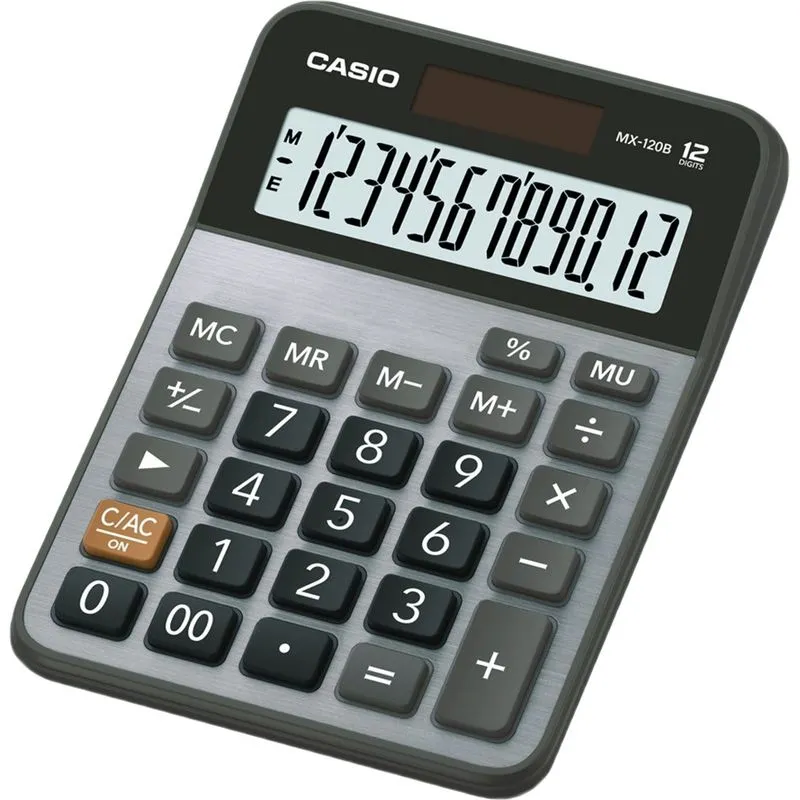 Calculadora Casio Mx-120b (12 Digitos) - Cinza