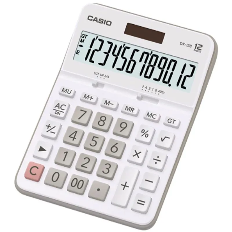 Calculadora Casio 12 Dígitos DX-12B-WE - Branca