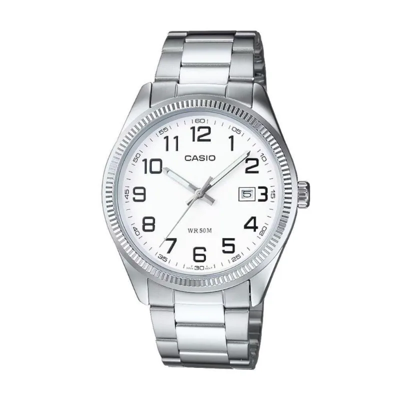 Relógio Masculino Analógico MTP-1302PD-7BVEF Aço Inox Prata Casio