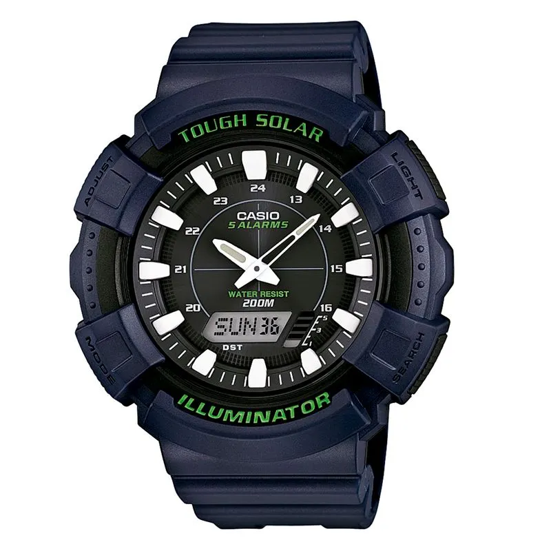 Relógio Casio Masculino Azul Escuro Anadigi AD-S800WH-2AVDF