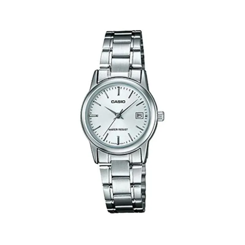 Reloj Casio Ltp_v002d_7a Plateado Mujer