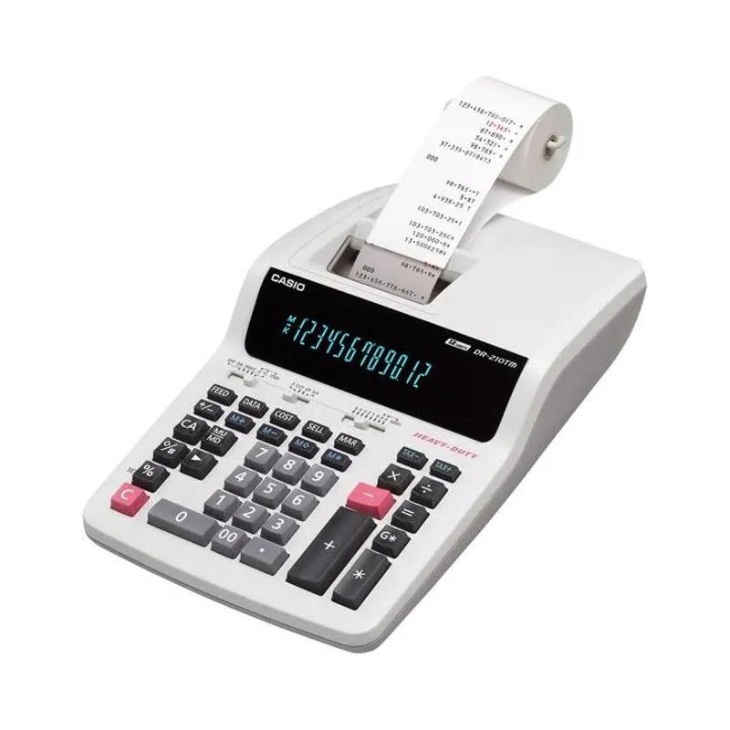 Calculadora Profissional Com Bobina Casio Dr-210tm - 220v