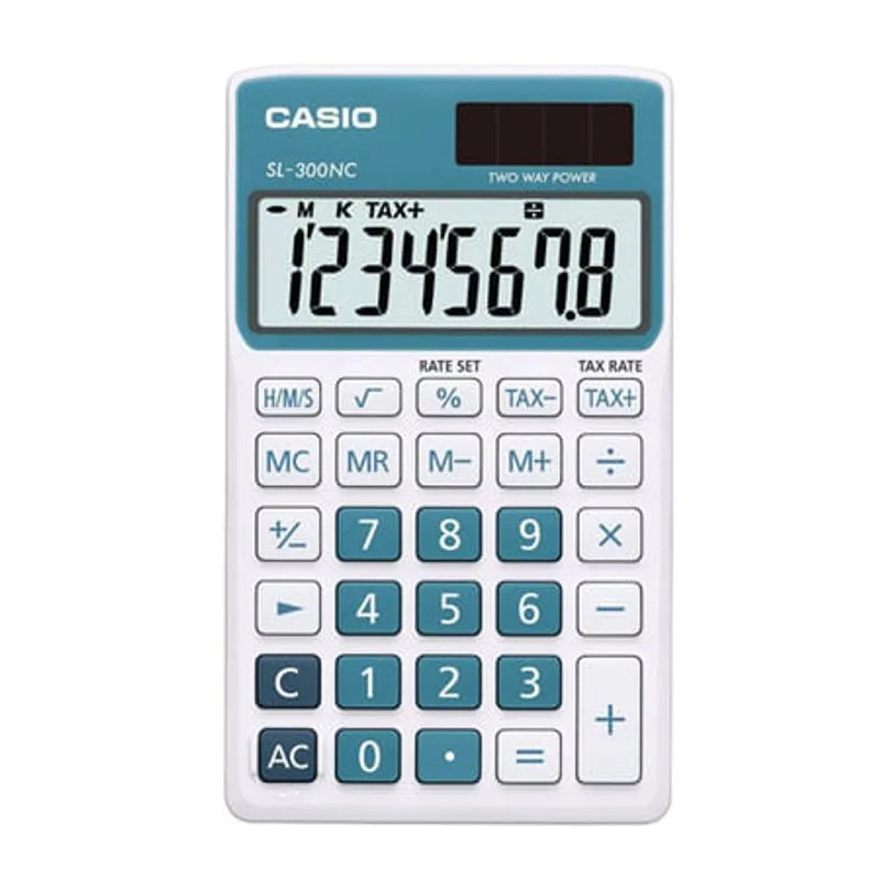 Casio Calculadora Digital Portátil SL-300NC-BU-S-DH-PR