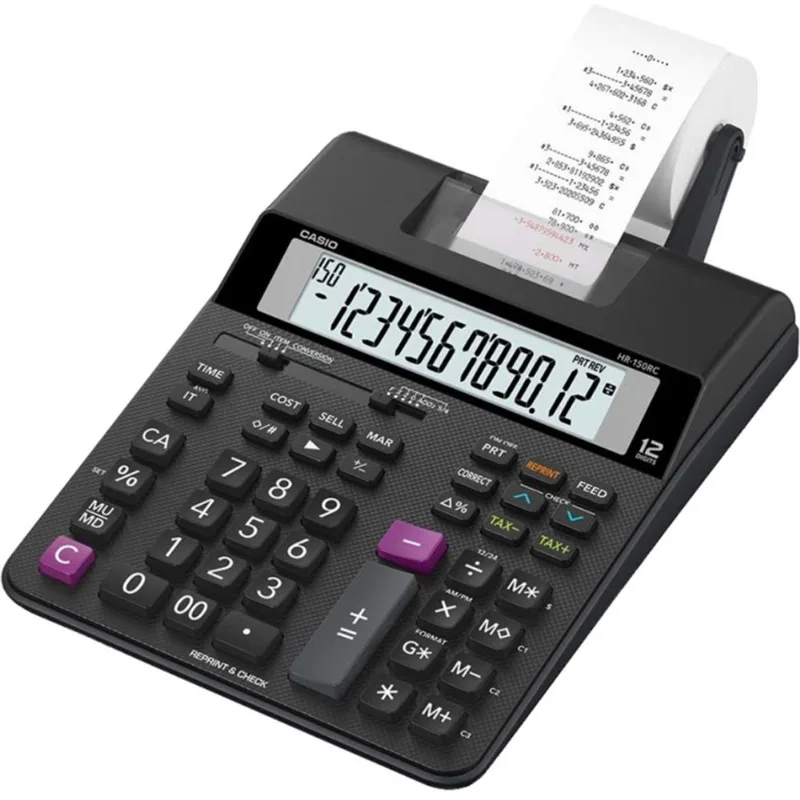 Calculadora Com Bobina Hr 150rc (12 Digitos) Preto