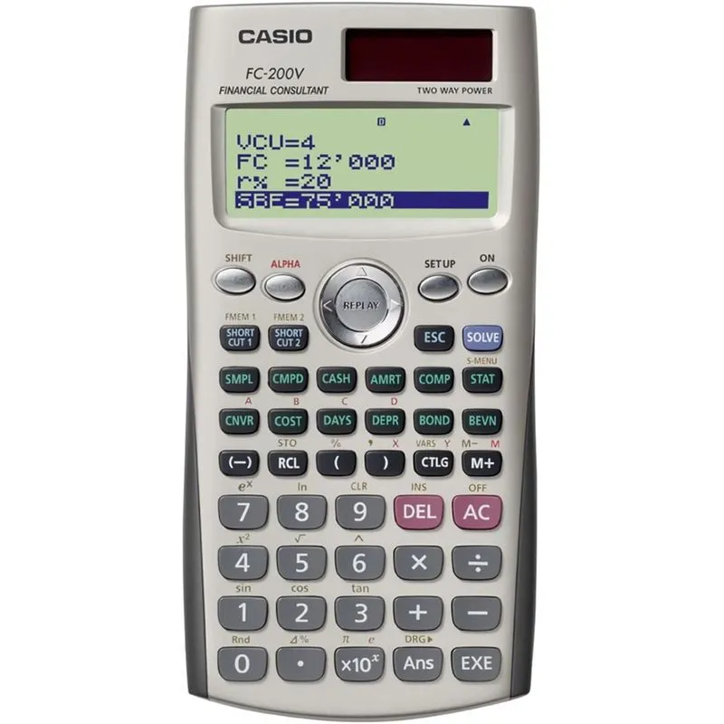 Calculadora Financeiro Casio Fc-200v