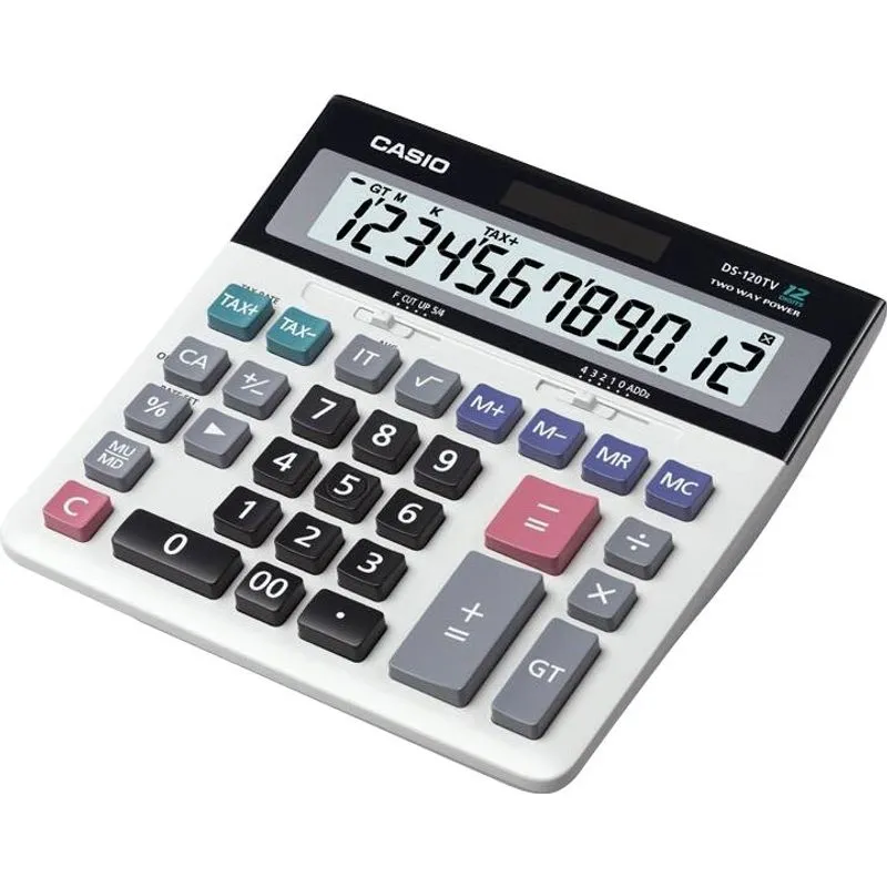 Calculadora Casio Ds 120tv (12 Digitos) Branco
