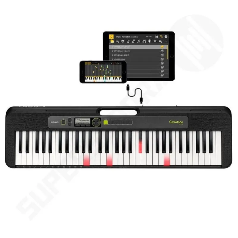 Teclado Musical casiotone lk S250 casio Preto 61 Teclas Iluminadas app Chordana Play