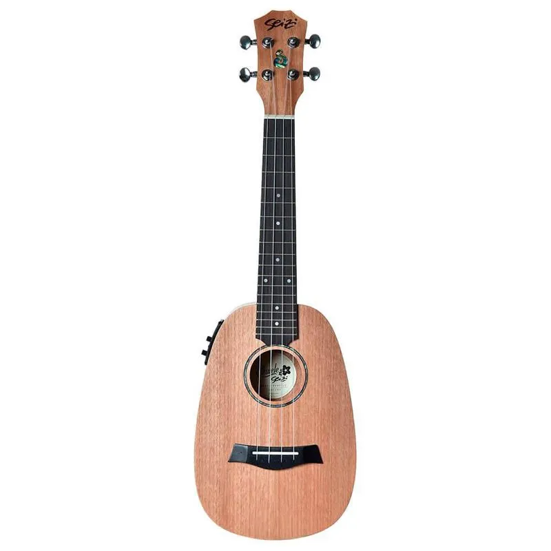 Ukulele Eletro-Acústico Seizi Bali Concert Pineapple Okume