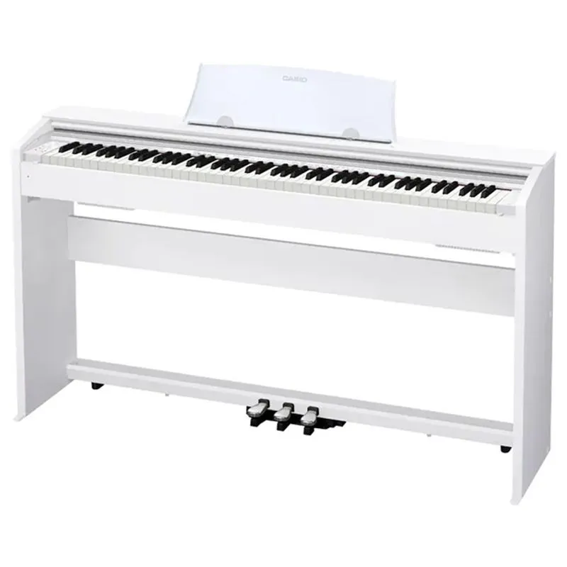 Piano digital casio px 770 privia we - branco
