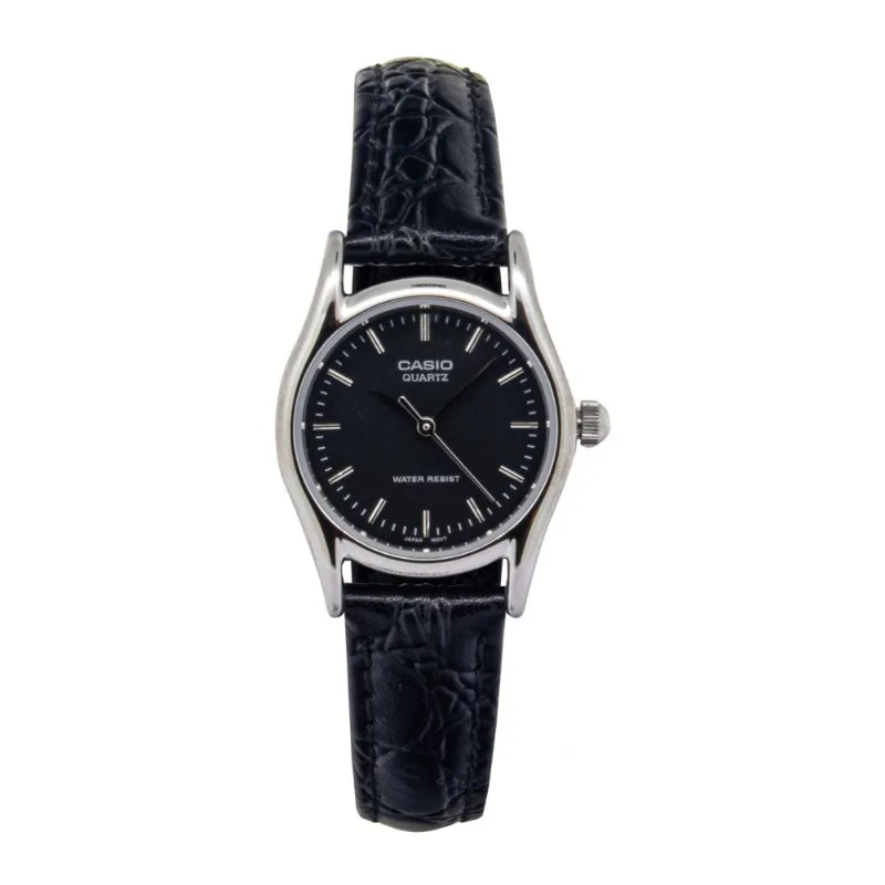 Reloj Casio Ltp_1094e_1ar Negro Mujer