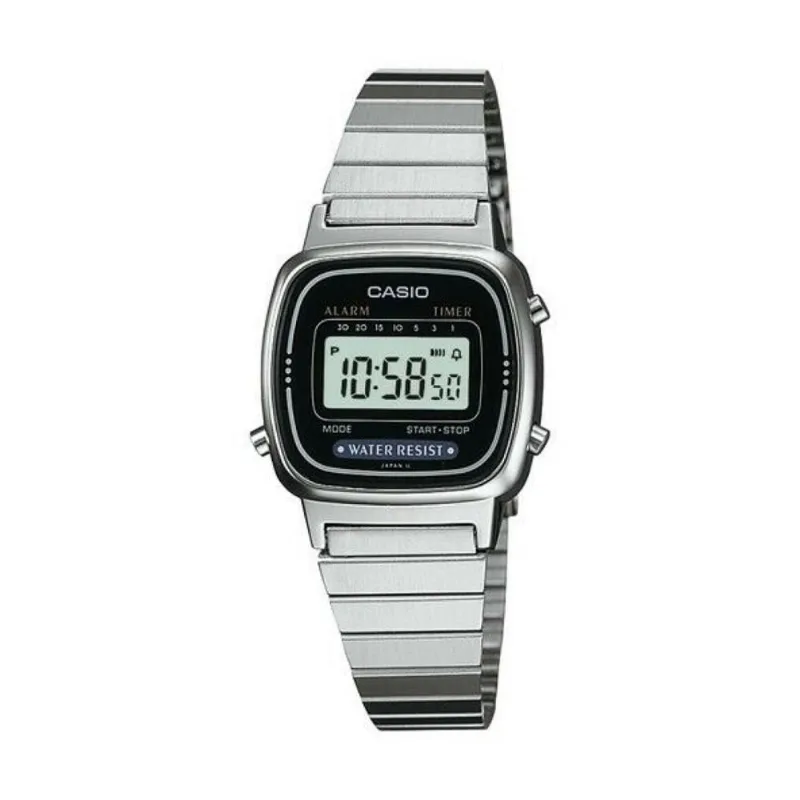 Reloj Casio La_670wd1 Plateado Hombre