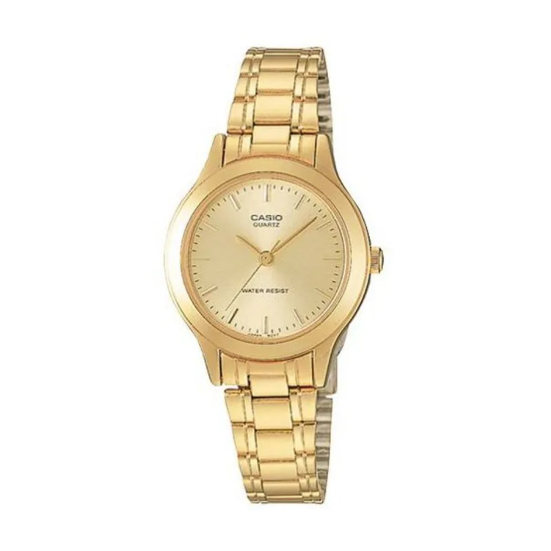 Reloj Casio Relojeria Dorado Mujer