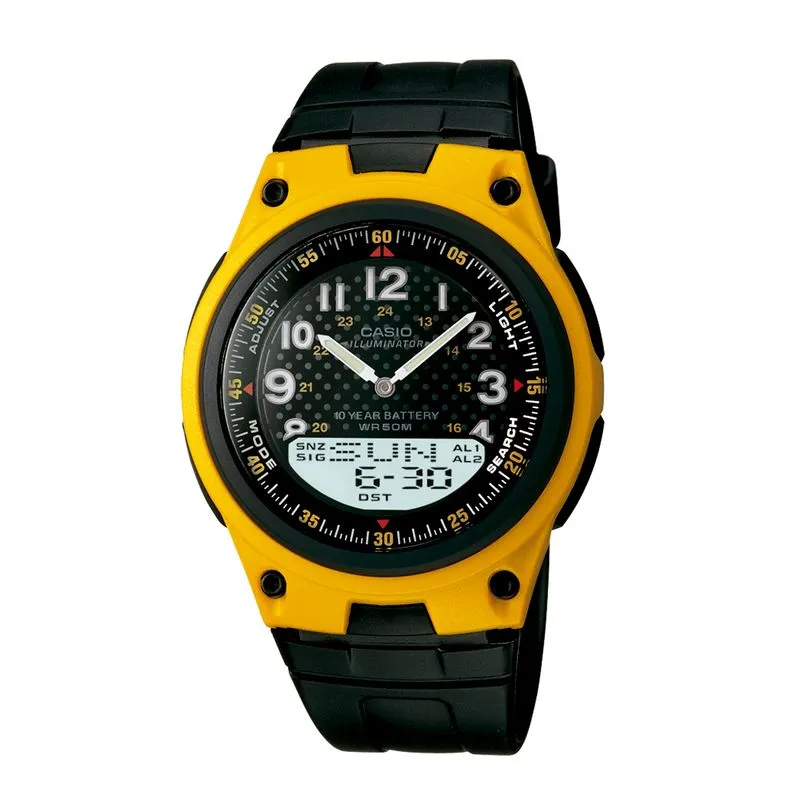Relógio Casio Masculino Preto Anadigi AW-80-9BVDF