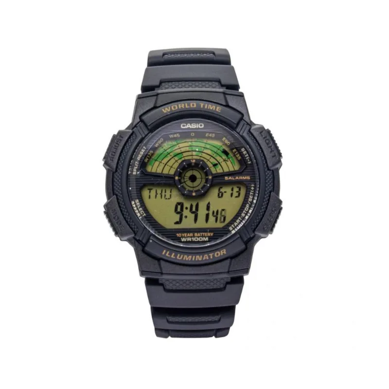 Reloj Casio Ae_1100w_1bv Negro Hombre