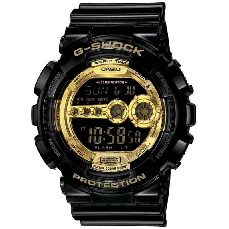 Relógio Masculino Digital Casio G-Shock GD-100GB-1DR Preto