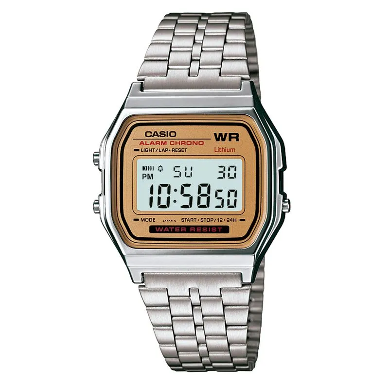 Relógio Casio Unissex Prata Digital A159WA-9DF