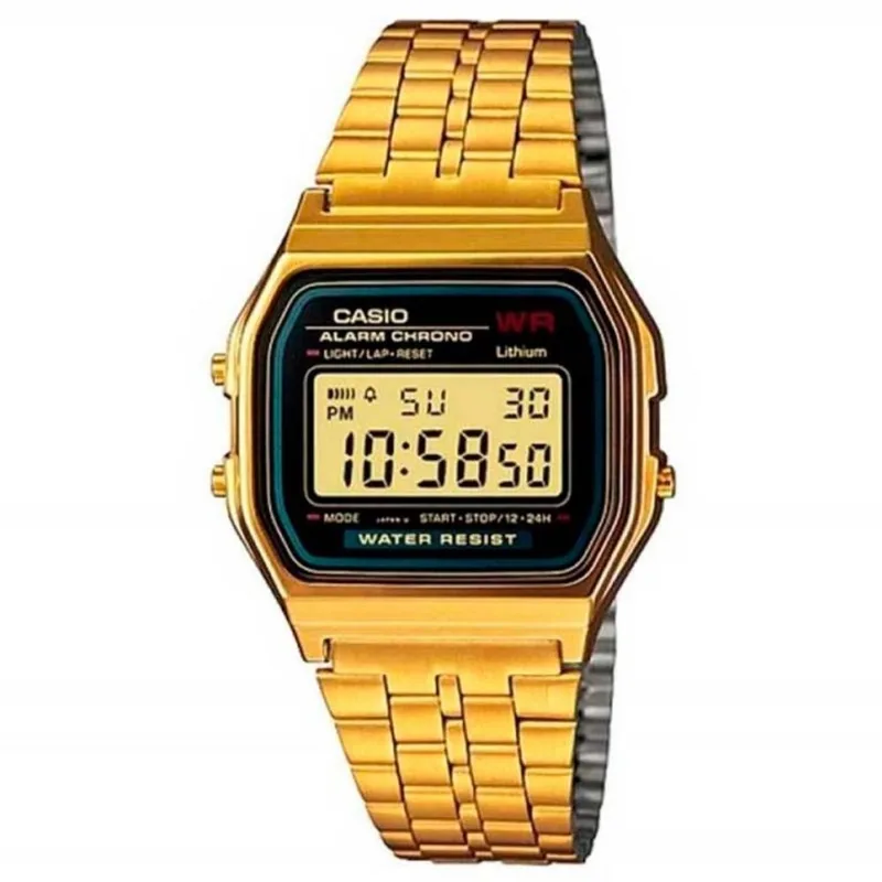 Relógio Casio Masculino Vintage Dourado