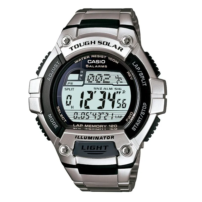 Relógio Casio Masculino Prata Digital W-S220D-1AVDF
