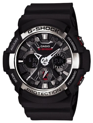 CASIO G-SHOCK GA-200-1AJF Impact Structure Men's Watch Black NEW from Japan