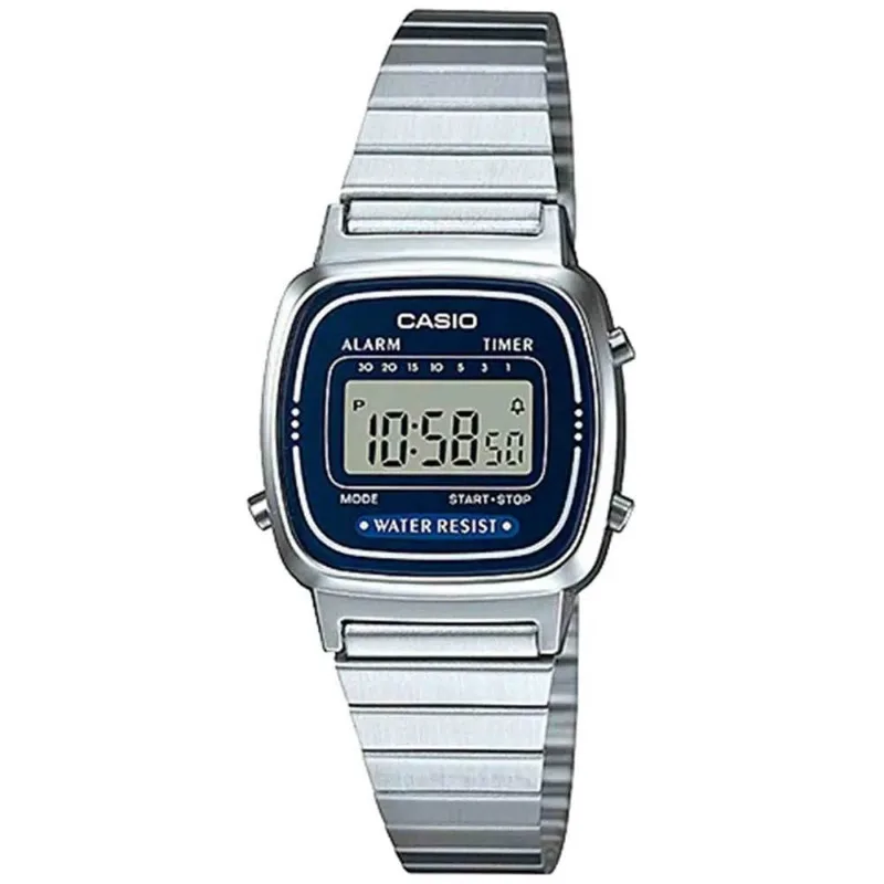 Relógio Casio Feminino Vintage Prateado