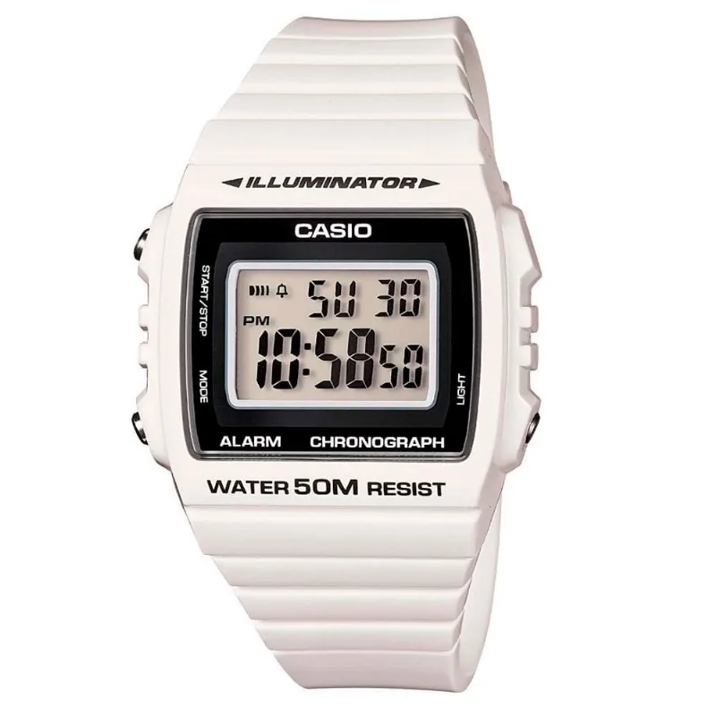 Relógio Masculino Digital Casio W215H7AVDF Branco