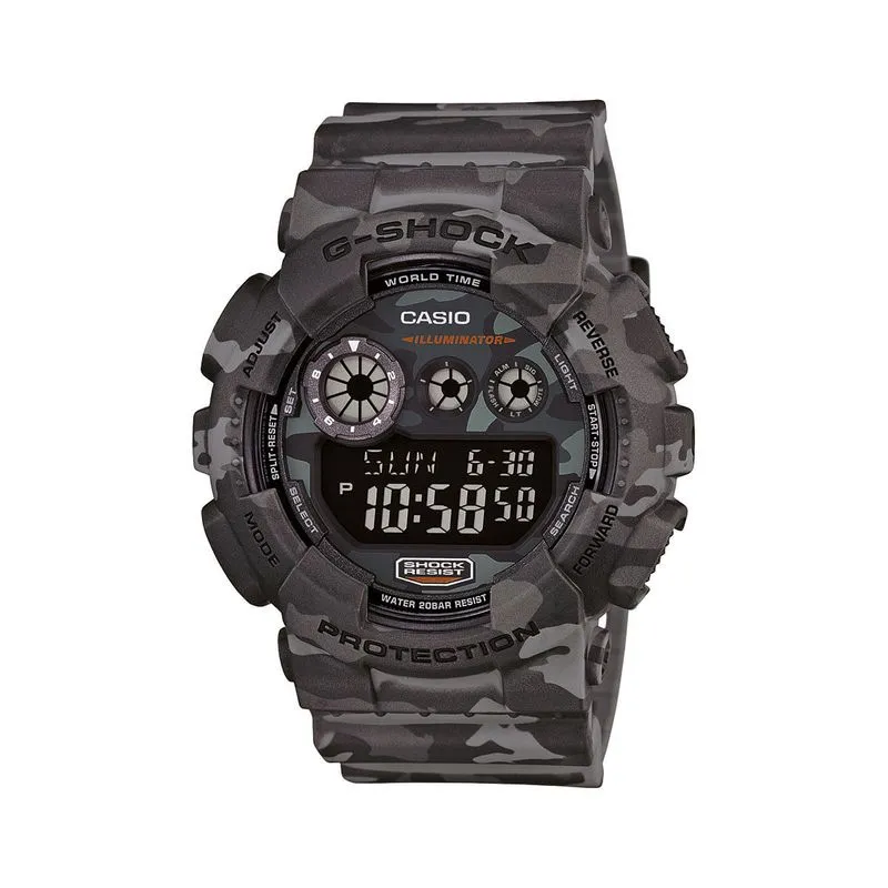 Relógio Casio G-Shock Masculino Cinza Digital GD-120CM-8DR