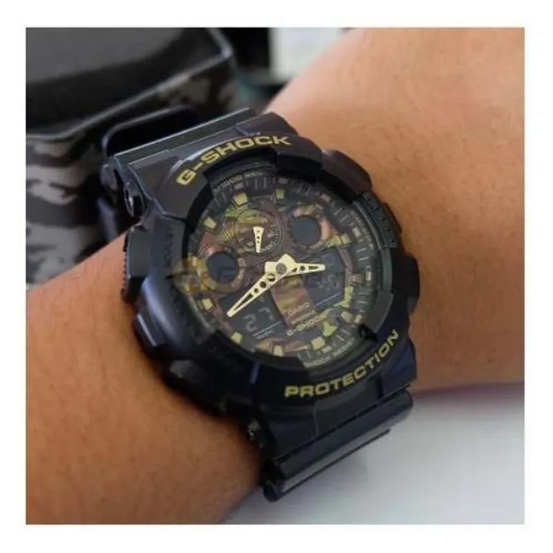 Relógio G-shock - Mod - Ga-100cf-1a9 - 5081 Caixa Camuflada