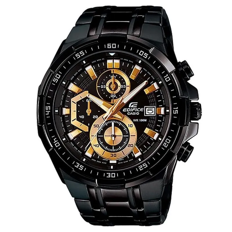 Relógio Masculino Casio Analógico Edifice EFR-539BK-1AVUDF