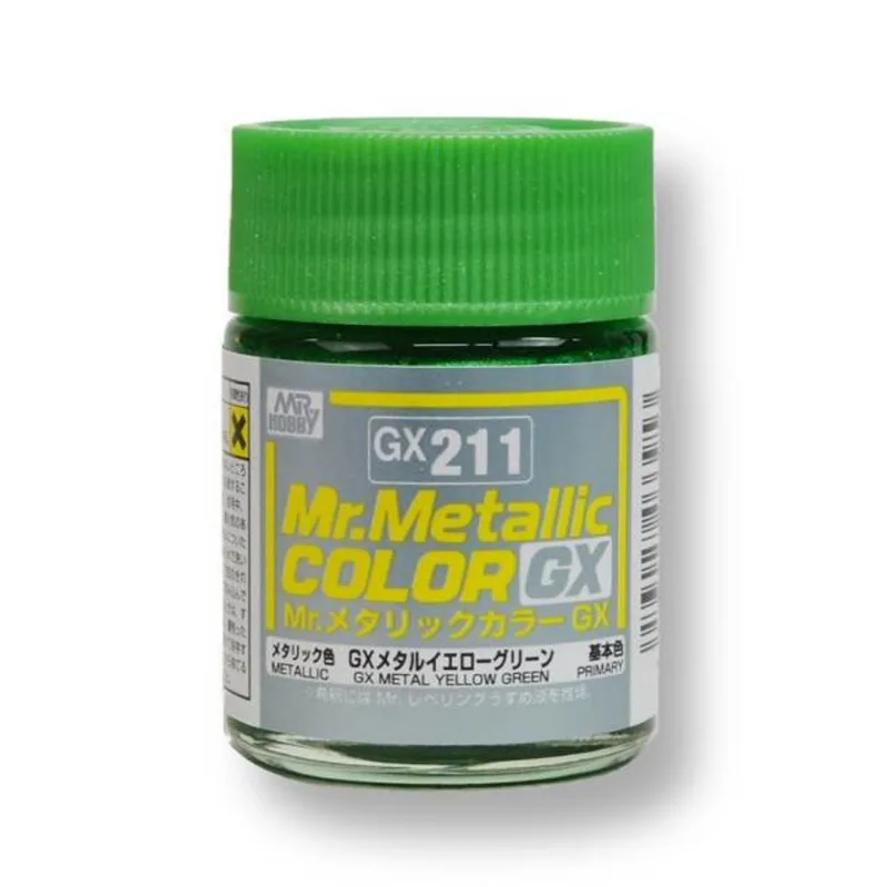 Tinta Metal Yellow Green Gunze Gugx211