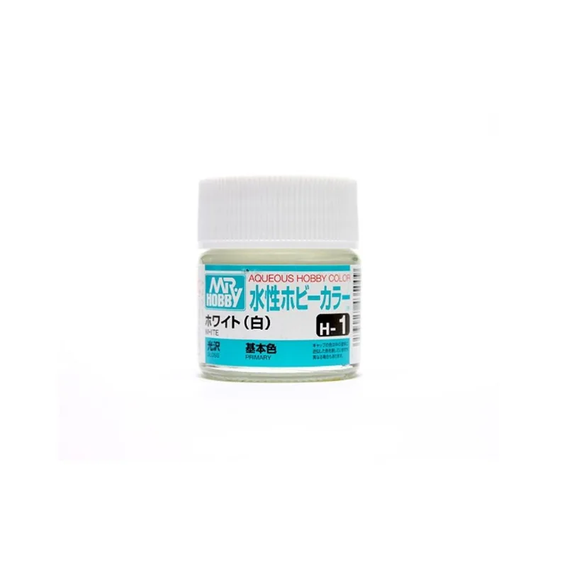 Tinta Acrílica Aqueous Branca H1 Mr. Hobby Gunze Gnzh1
