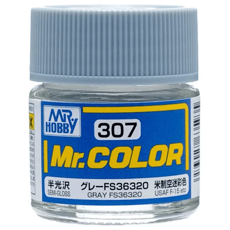 Tinta Esmalte Mr.Color C307 Cinza Semibrilhante Fs36320 Gunze Gumrc307