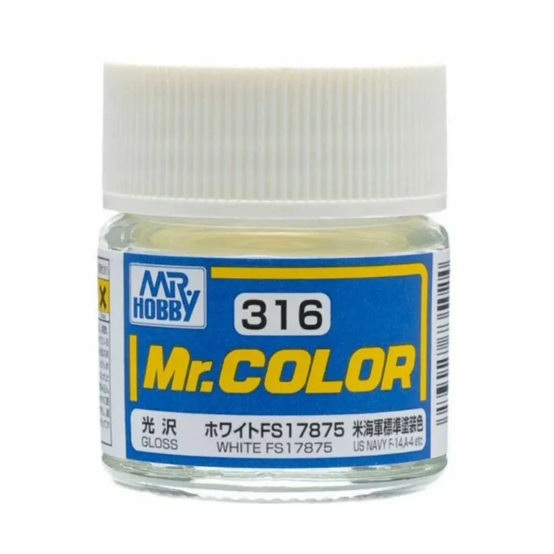 Tinta Acrílica para Modelismo Branco Gunze C316