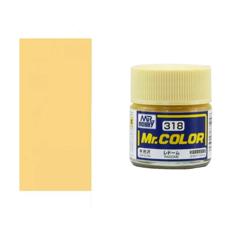 Tinta Acrílica Mr318 Radome Tan Gunze Gumrc318