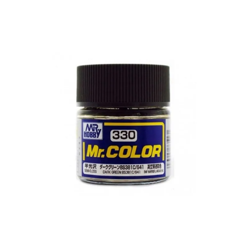 Tinta Acrílica Verde Escuro Bs381C/641 C-330 10 Ml Gunze Gumrc330