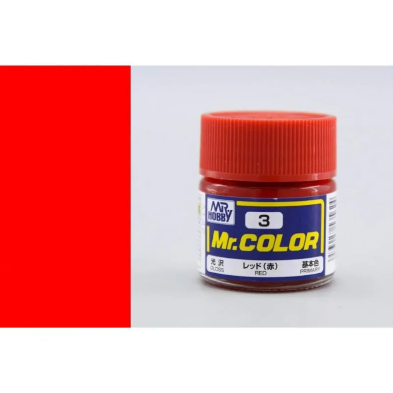 Tinta Acrílica, C3 Brilho Vermelho Gunze Guhc03