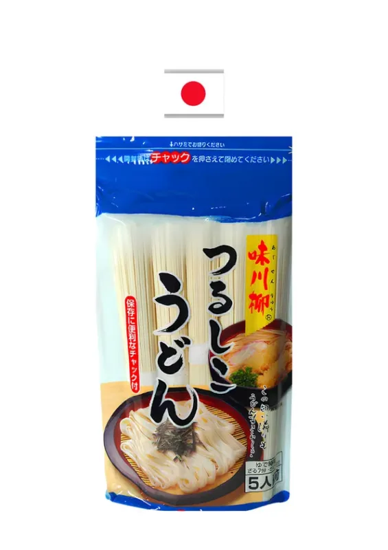 SHIGENO TSURUCHIKO UDON 450g - Macarrão para sopas e caldos. Origem: Japão