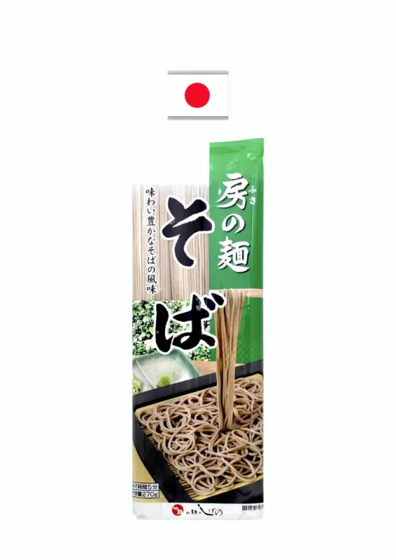 SHIGENO SOBA 270g - Macarrão soba. Origem: Japão