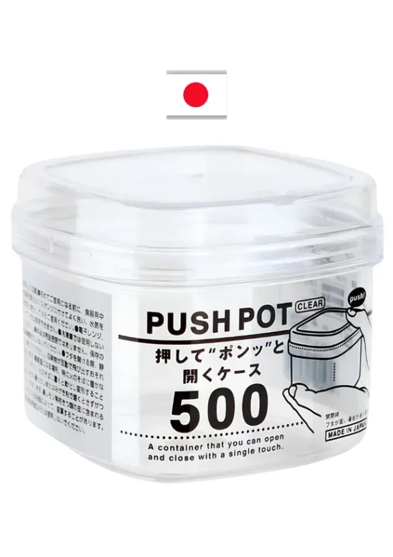Pote Para Alimentos 8x9x9cm 500ml D-5698 Sanada Japão