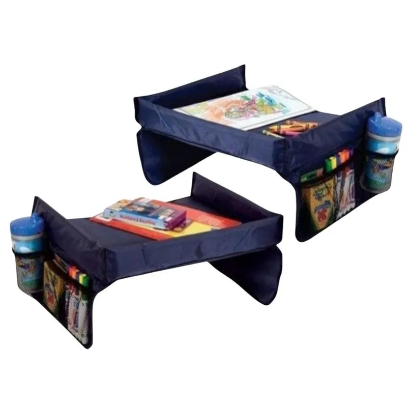 Mesa Infantil Portátil Mesinha De Atividades Com Organizador