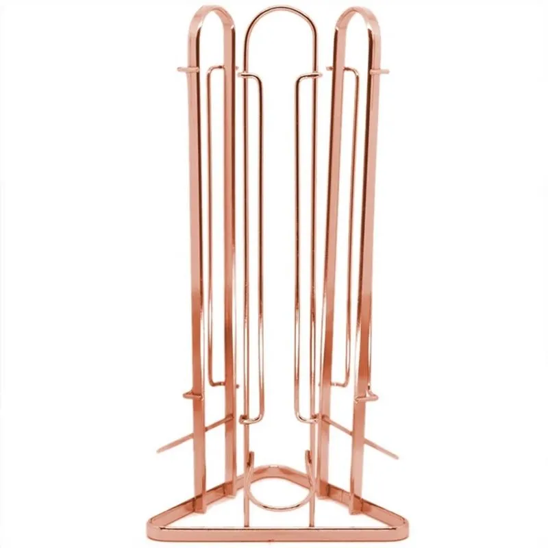 Porta Capsulas Nespresso Rose Gold Suporte Para Capsula De Cafe Expresso Tripla Cromada Luxo