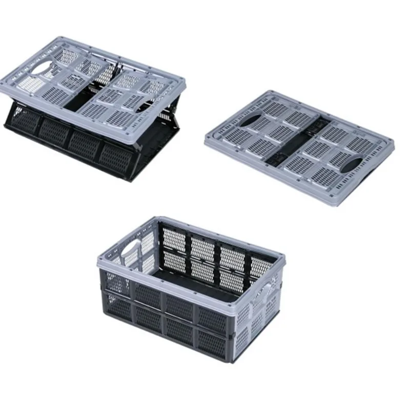 Caixa Dobravel Organizador Desmontavel De Carga E Compras Feira Multiuso Dobravel