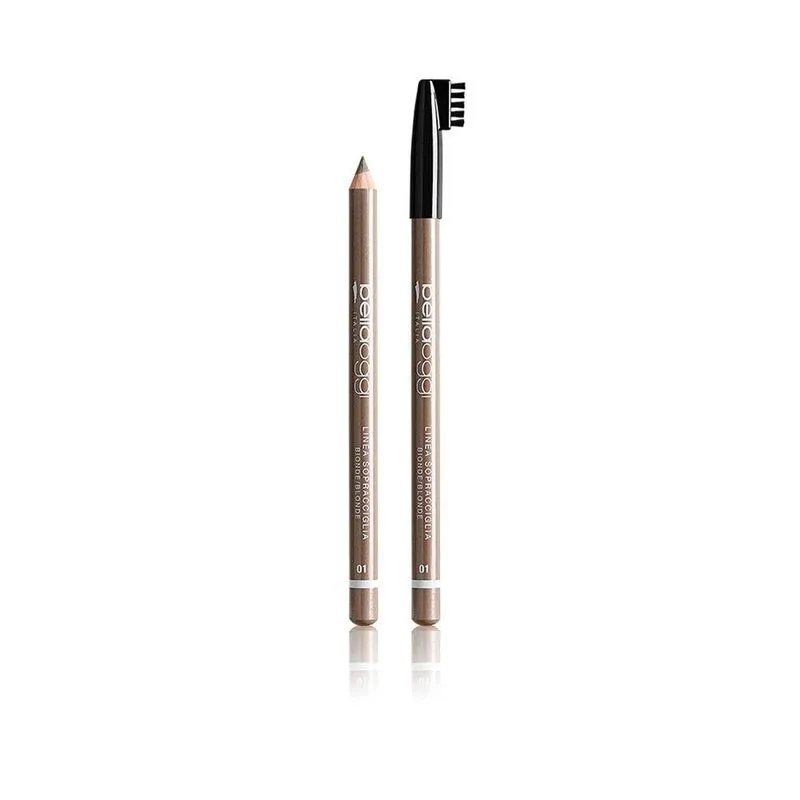 Lapis Para Sobrancelha Linea Sopracciglia 01 Com Pente Bellaoggi Dourado