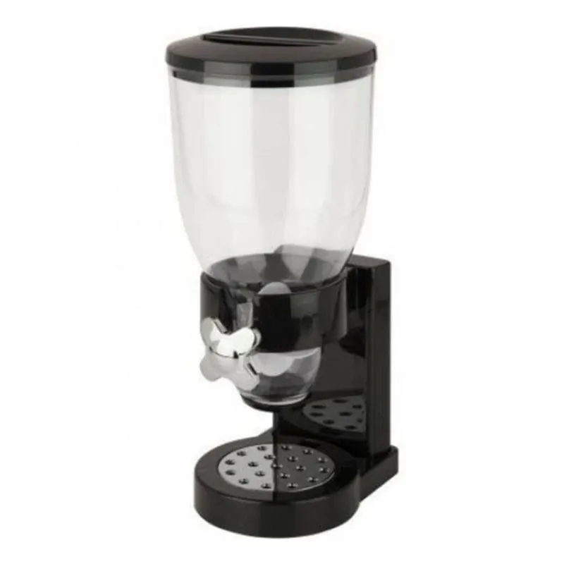 Dispenser De Cereais Inox De Mesa E Bancada Porta Mantimentos Alimentos Granola Cereal Sucrilhos