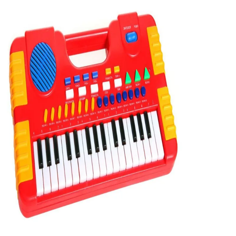 Piano Infantil Teclado Musical 31 Teclas 8 Sons Funcao Gravador Sintetizador