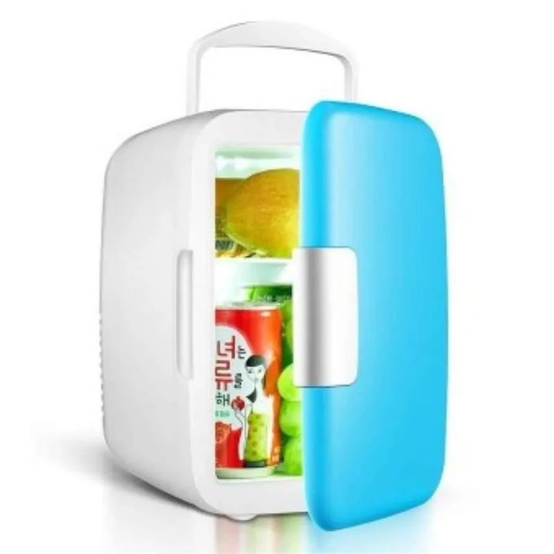 Mini Geladeira 12v 4l Retro Casa E Carro 4 Litros Frigobar 2 Em 1 Refrigerador E Aquecedor
