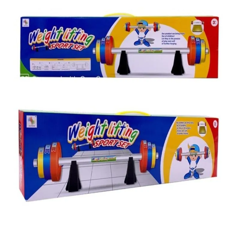 Academia Infantil Em Casa Levantamento De Peso Para Crianças Musculacao Ginastica Fitness Completo 9 Peças