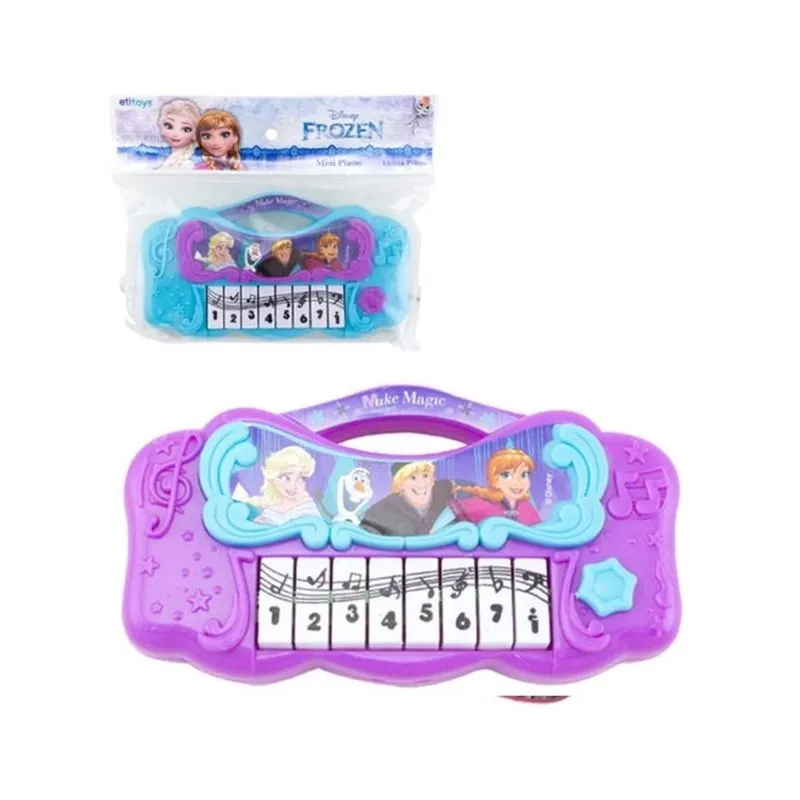 PIANO INFANTIL FROZEN TECLADO MUSICAL PRINCESA DISNEY MINI MENINAS