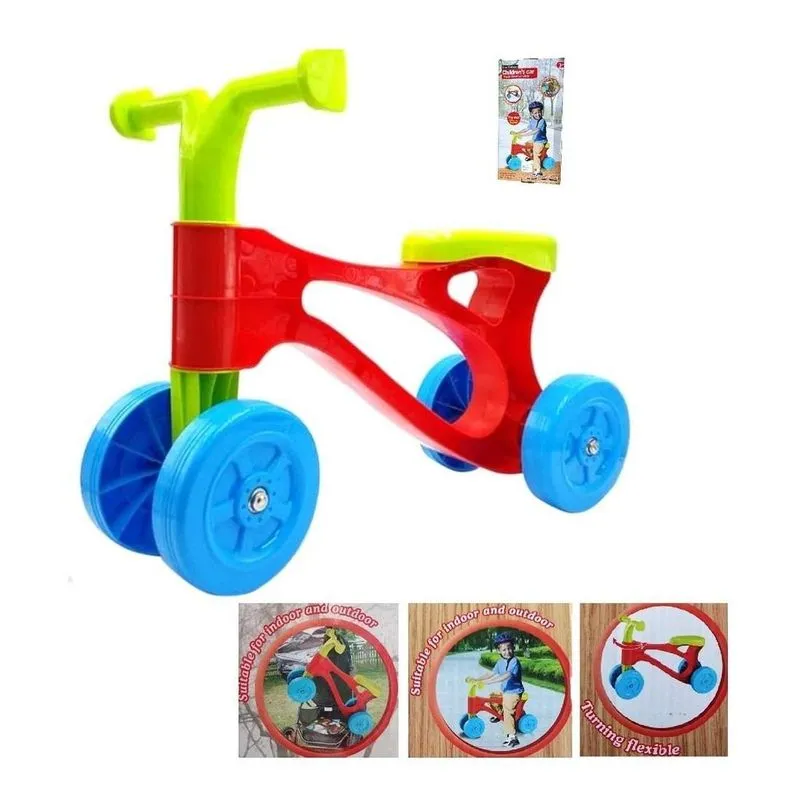 Bicicleta Infantil Menino E Menina Com 4 Rodas Triciclo Equilibrio Bebe Sem Pedal Bike Rider